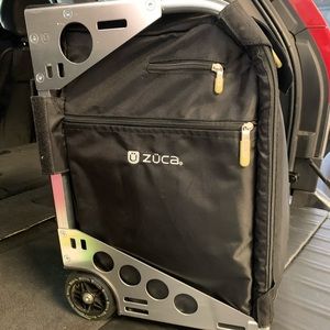 ZUCA PRO ARTIST BAG // black with silver frame